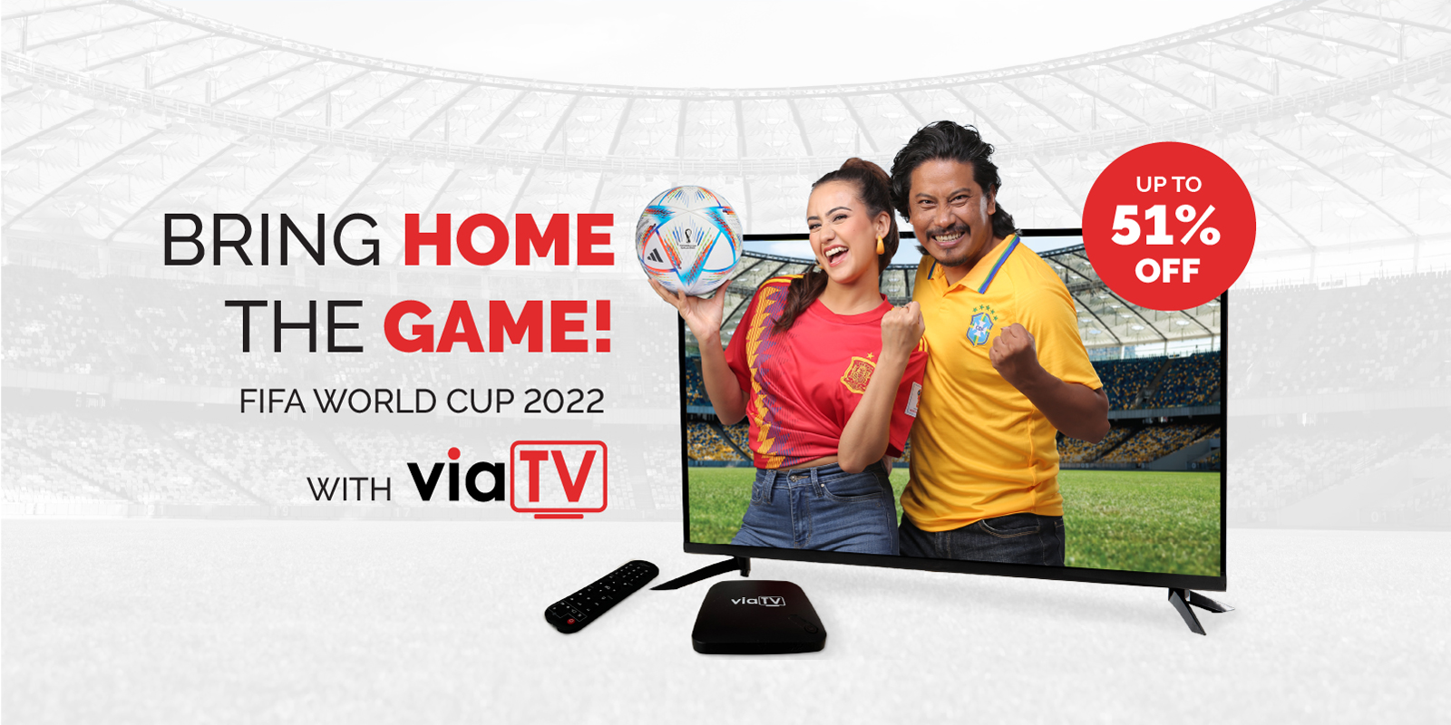 viaTV Launches an Exciting Offer for the upcoming World Cup • Vianet Communication Ltd.